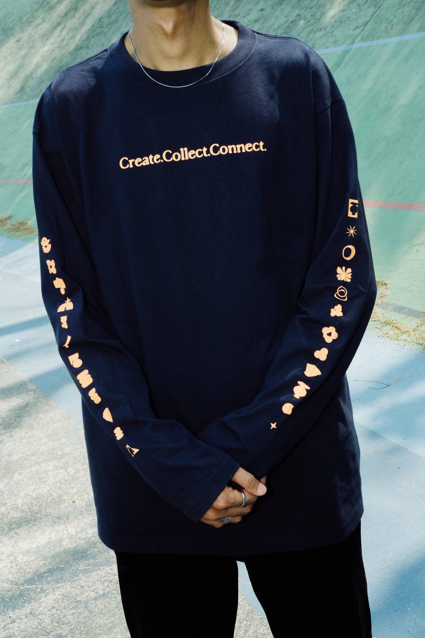 Original Long Sleeve Dark Blue Shrit