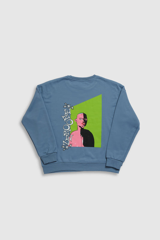 Scot Greenwell Blue Crewneck