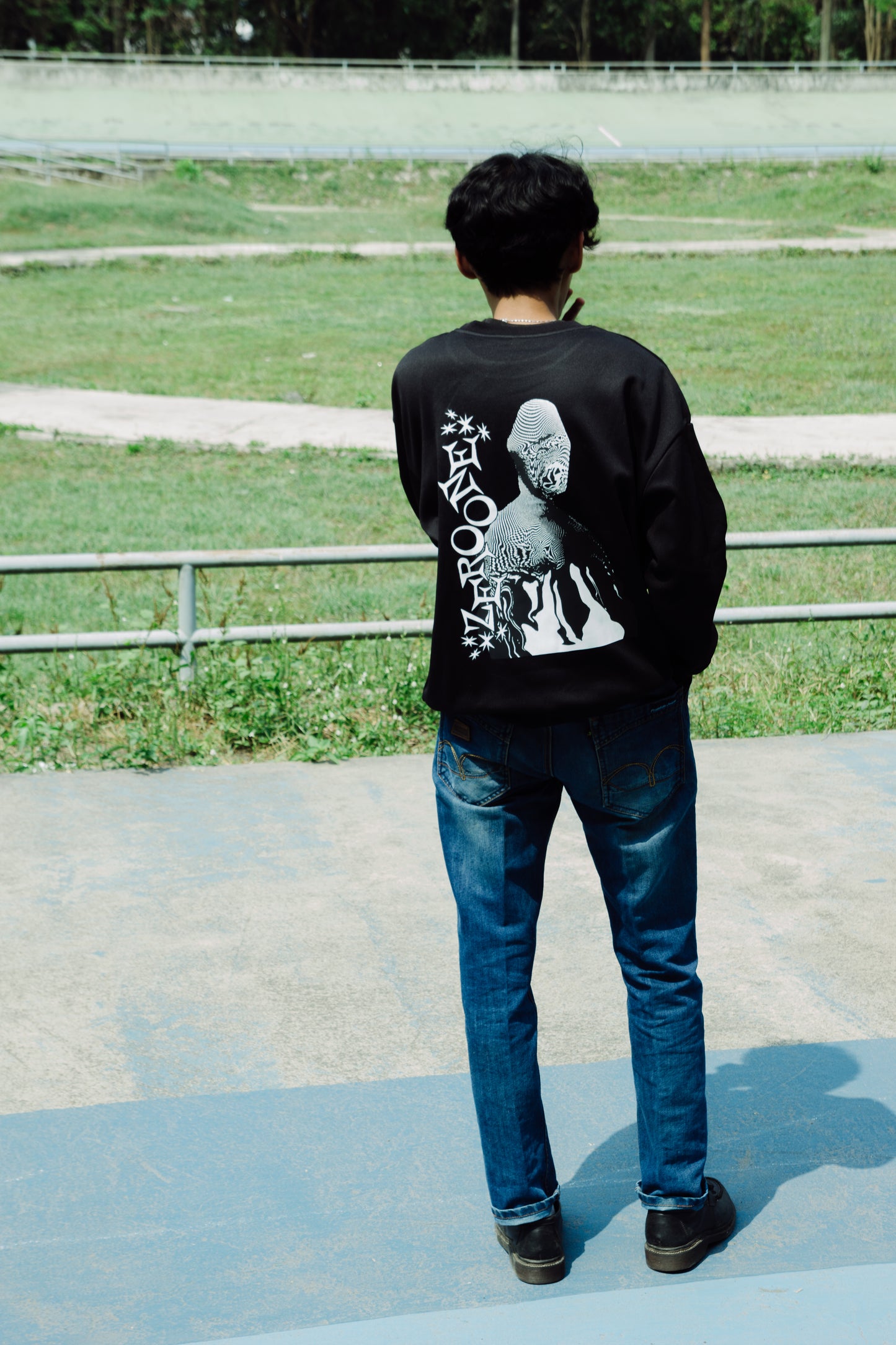 Scot Greenwell Black Crewneck
